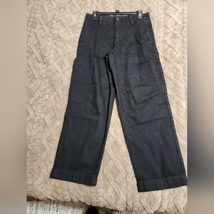 Banana Republic Black Wide-Leg Pants